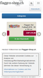 Mobile Screenshot of flaggen-shop.ch